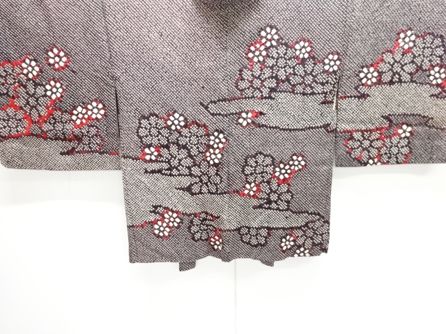 Japanese Kimono / Chirimen Kinsha Silk